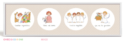 Oracion Cuatro esquinitas_ circulos_ greca gris